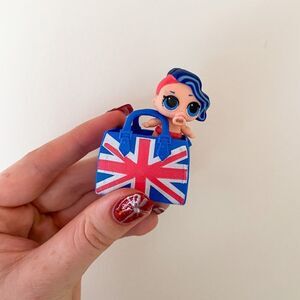 💛SALE 2 FOR $25💛 LOL Suprise Doll Lil Cheeky Babe with British Flag Purse